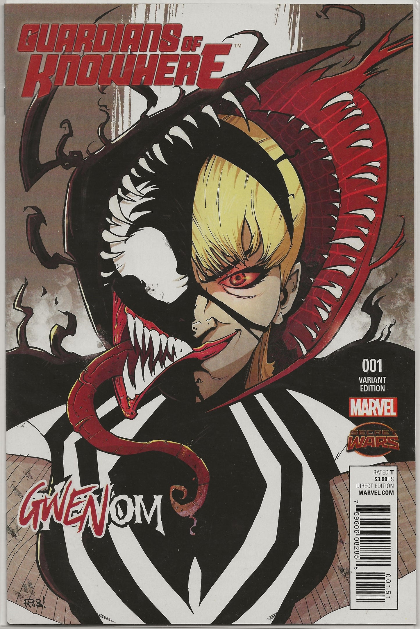Guardians of Knowhere, Vol. 1 No. 1, Marvel Comics, July 2015 (Gwenom Cover)