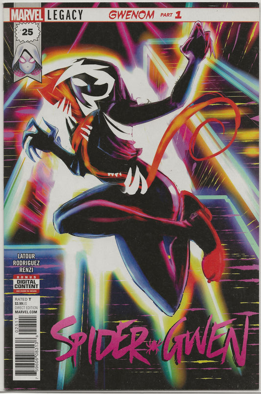 Spider-Gwen, Vol. 2 No. 25, Marvel Comics, December 2017