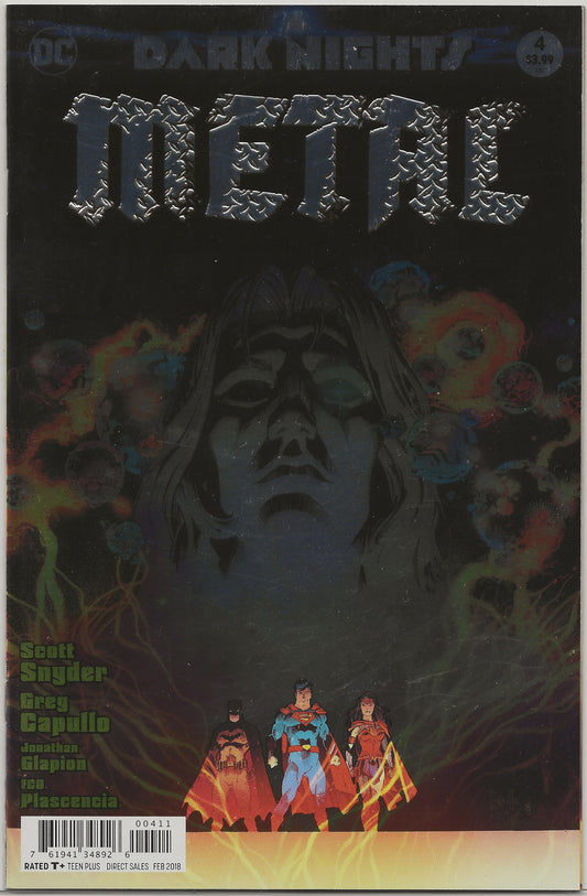 Dark Nights: Metal , Vol. 1, No. 4, DC Comics, February 2018 (1st Edition Foil Stamped)