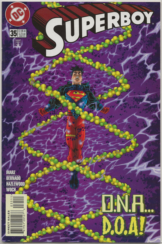 Superboy, Vol. 4 No. 35, DC Comics, January 1997