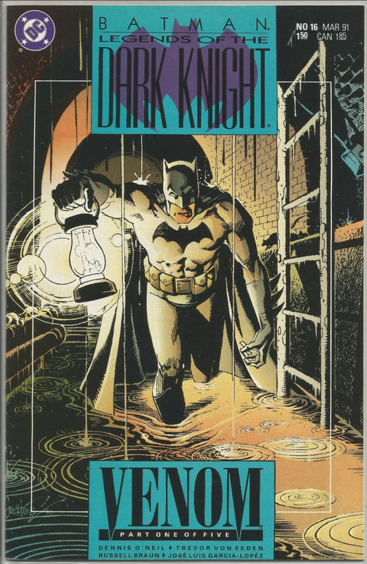 Batman: Legends of the Dark Knight, Vol 1, No. 16, DC Comics, November 1991