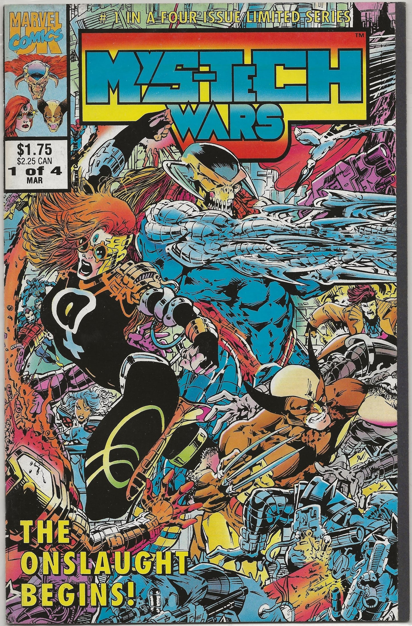 Mys-Tech Wars, Vol 1, No. 1, Marvel Comics, March 1993