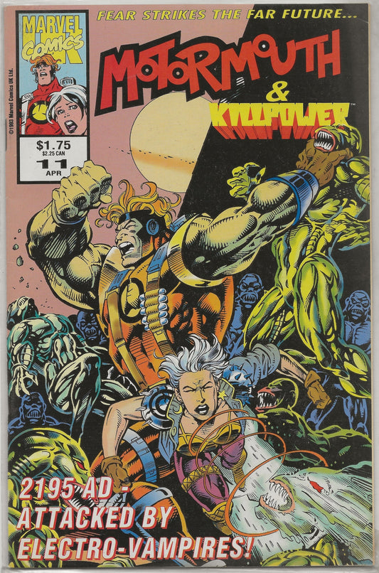 Motormouth & Killpower, Vol 1, No. 11, Marvel Comics, April 1993