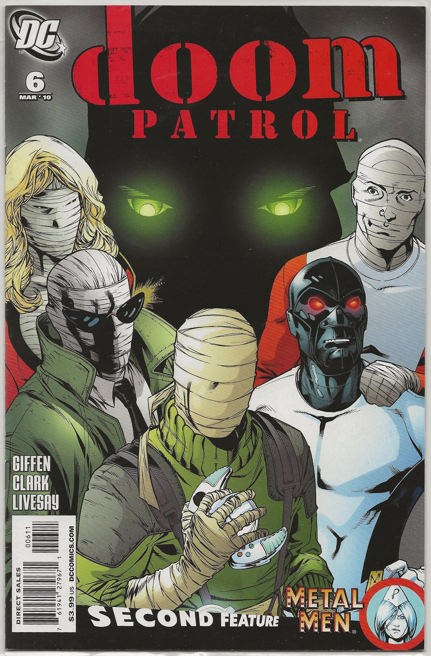 Doom Patrol Vol. 5 No. 6, DC Comics, March 2010