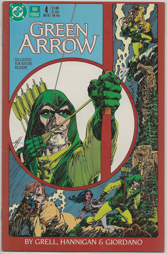 Green Arrow, Vol 2, No. 4, DC Comics, May 1988