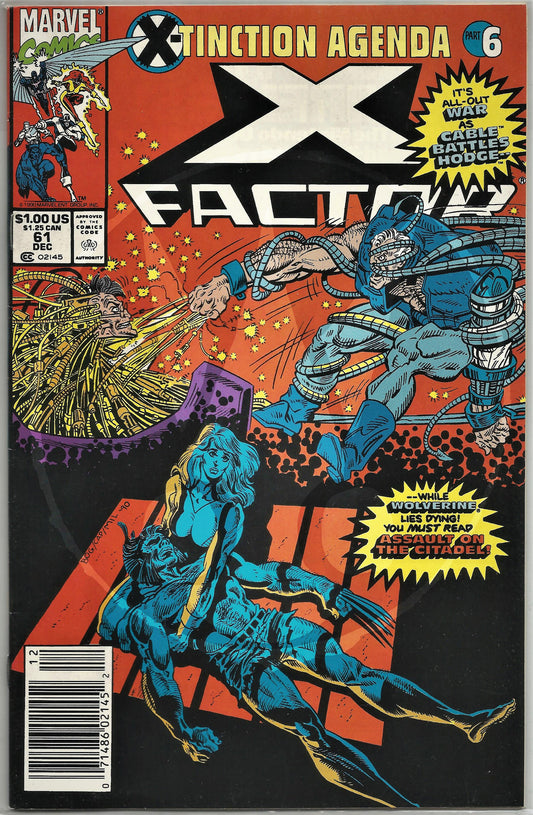 X- Factor, Vol 1 , No. 61, Marvel Comics, December 1990
