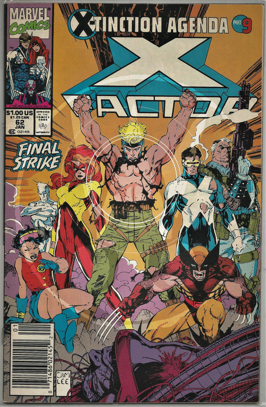 X- Factor, Vol 1 , No. 62, Marvel Comics, January 1991