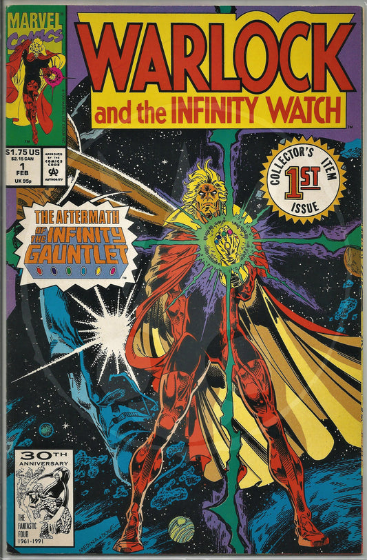 Warlock and the Infinity Watch, Vol 1, No. 1, Marvel Comics, February 1992