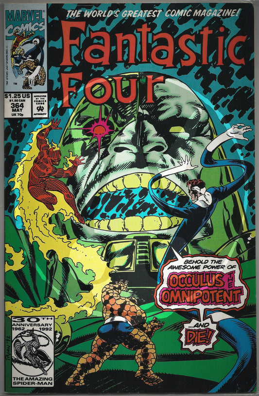 Fantastic Four, Vol 1, No. 364, Marvel Comics, May 1992