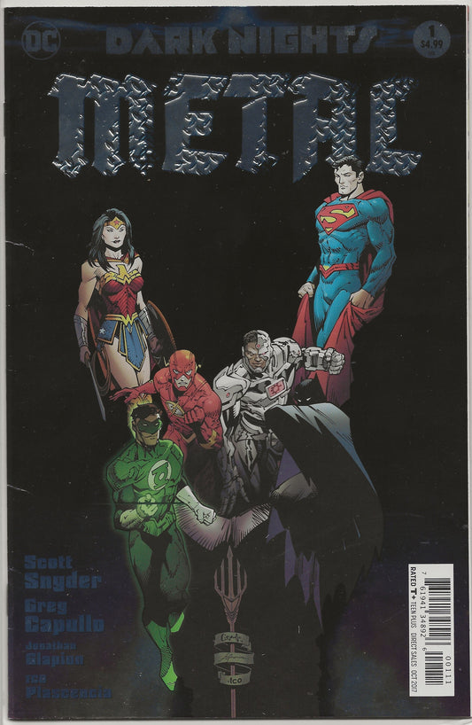 Dark Nights: Metal , Vol. 1, No. 1, DC Comics, October 2017 (1st Edition Foil Stamped)