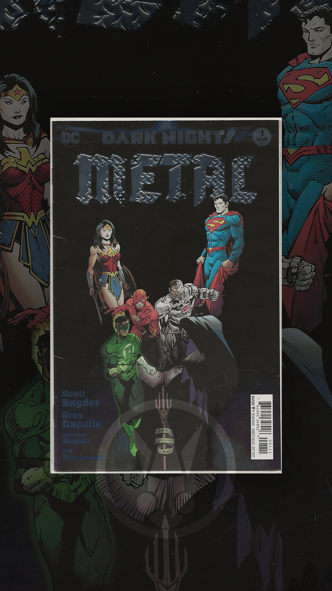Dark Nights: Metal , Vol. 1, No. 1, DC Comics, October 2017 (1st Edition Foil Stamped)