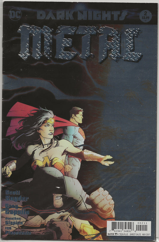Dark Nights: Metal , Vol. 1, No. 2, DC Comics, November 2017 (1st Edition Foil Stamped)