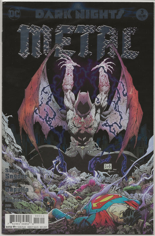 Dark Nights: Metal , Vol. 1, No. 3, DC Comics, December 2017 (1st Edition Foil Stamped)