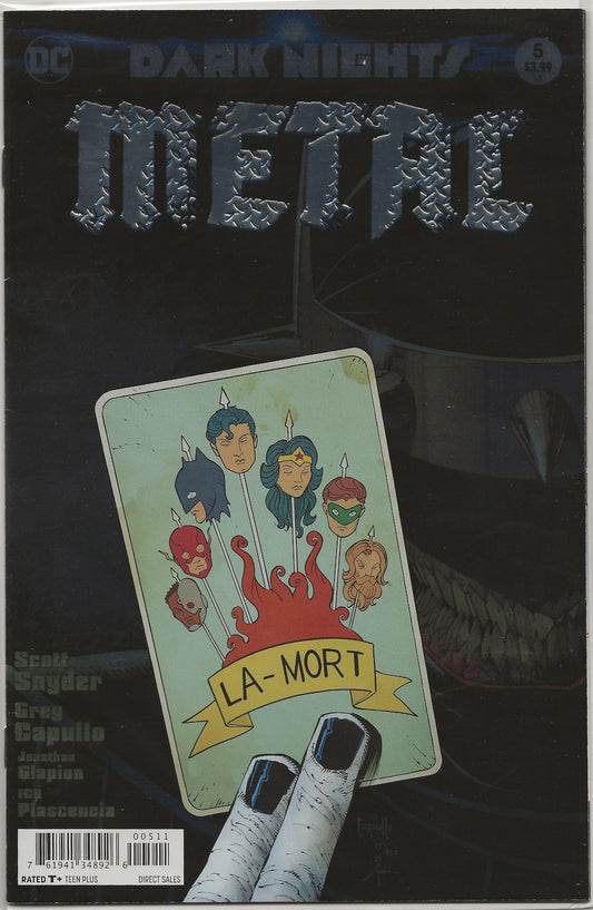 Dark Nights: Metal , Vol. 1, No. 5, DC Comics, January 2018 (1st Edition Foil Stamped)