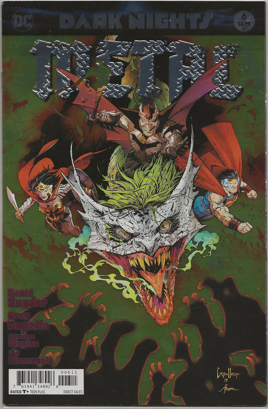 Dark Nights: Metal , Vol. 1, No. 6, DC Comics, March 2018 (1st Edition Foil Stamped)