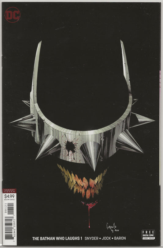 The Batman Who Laughs, Vol. 1, No. 1, DC Comics, January 2018 (Greg Capullo Variant)