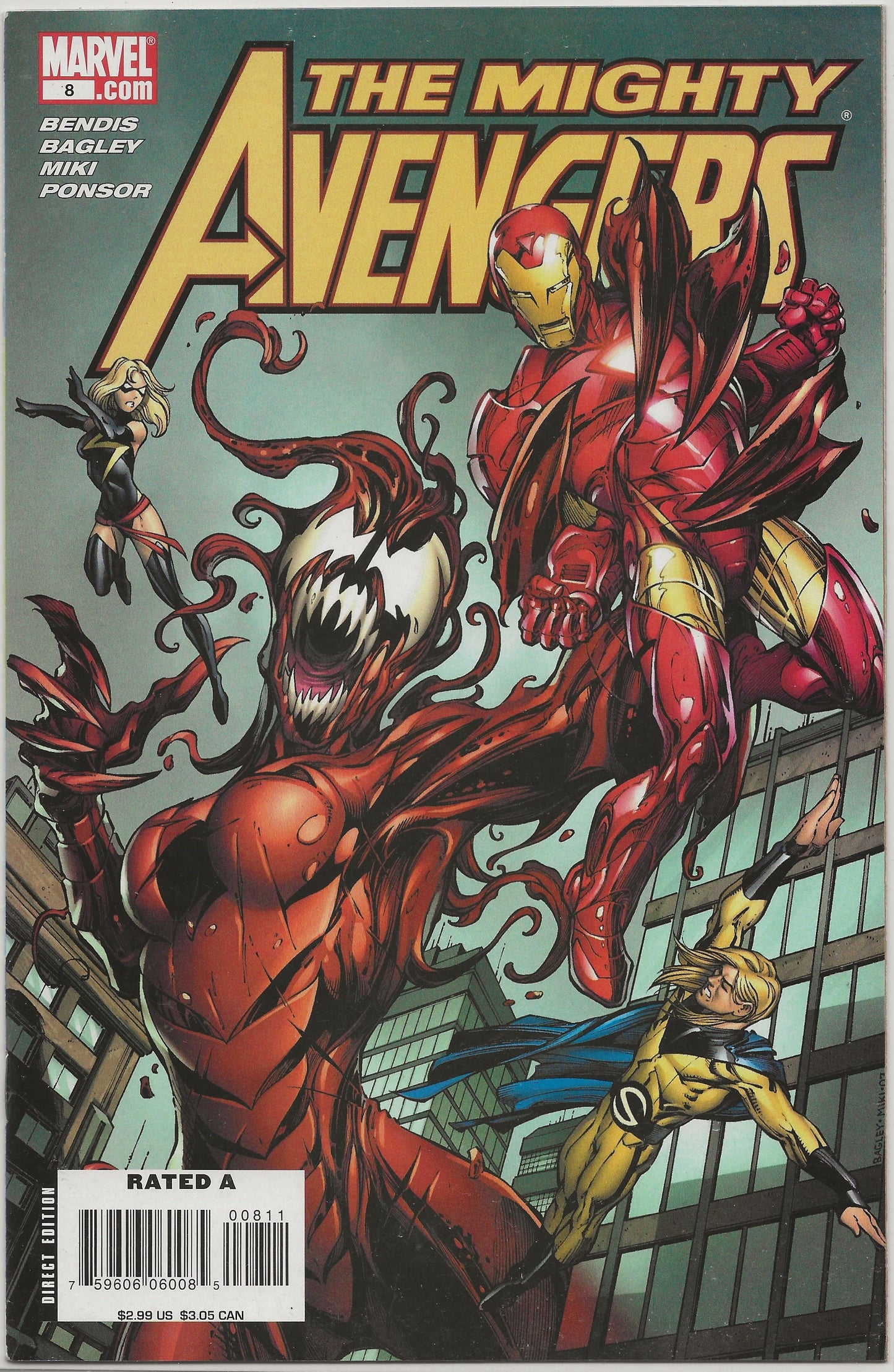 Mighty Avengers, Vol. 1, No. 8, Marvel Comics, April 2008