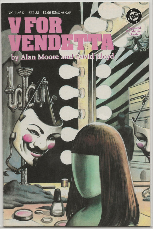 V for Vendetta, Vol 1, No. 1, DC Comics, September 1988