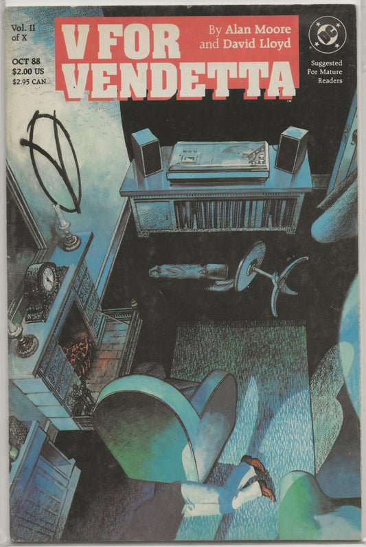 V for Vendetta, Vol 1, No. 2, DC Comics, October 1988