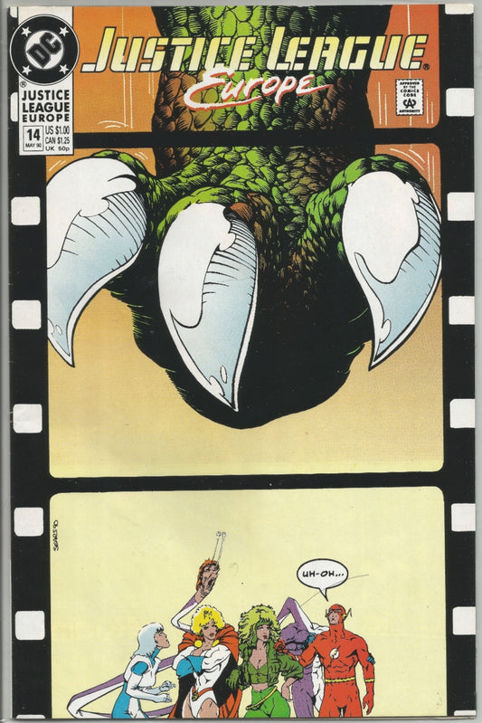 Justice League Europe, Vol 1, No. 14, DC Comics, May 1990