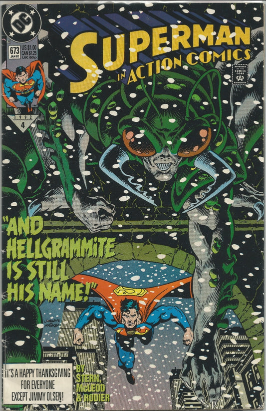 Action Comics, Vol 1, No. 673, DC Comics, January 1992