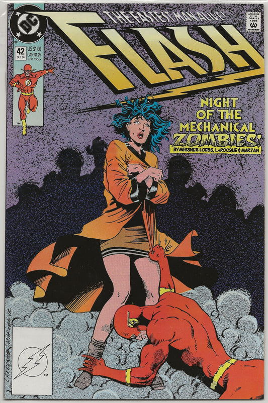 The Flash, Vol 2, No. 42, DC Comics, September 1990