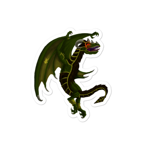 Green Wyvern Stickers