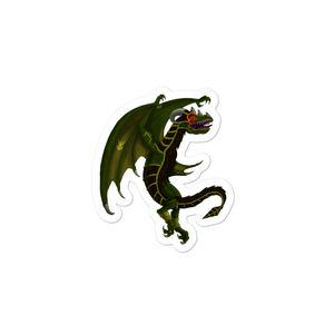 Green Wyvern Stickers