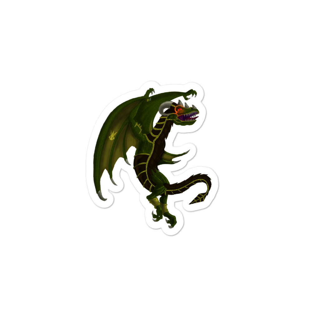 Green Wyvern Stickers