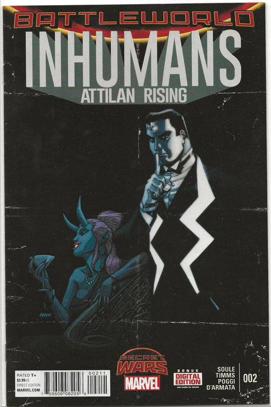 Inhumans: Attilan Rising, Vol 1, No. 2, Marvel Comics, July 2015