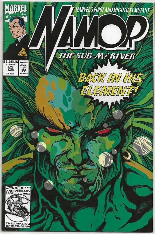 Namor the Sub-Mariner, Vol 1, No. 29, Marvel Comics, August 1992