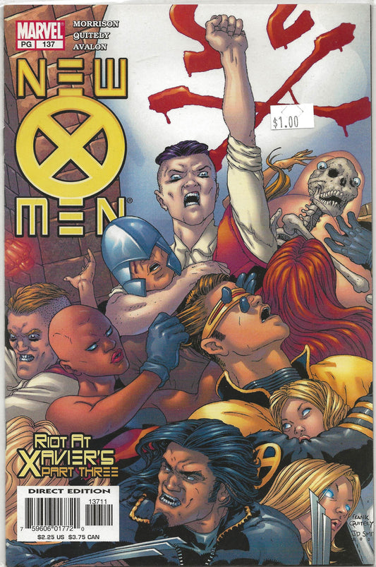 New X-Men, Vol 1, No. 137, Marvel Comics, April 2003