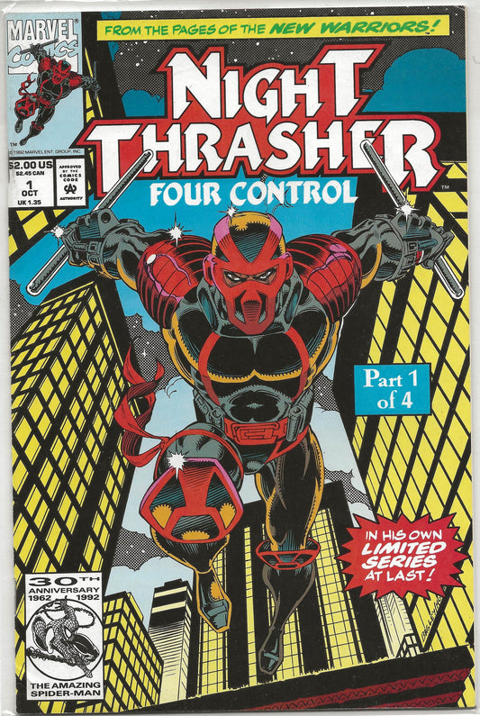 Night Thrasher: Four Control, Vol 1, No. 1, Marvel Comics, October 1992