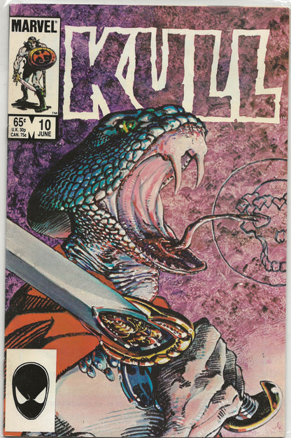 Kull the Conqueror, Vol 3, No. 10, Marvel Comics, June 1985