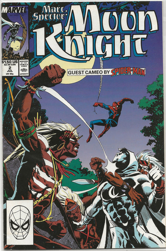 Marc Spector: Moon Knight, Vol 1, No. 2, Marvel Comics, July 1989