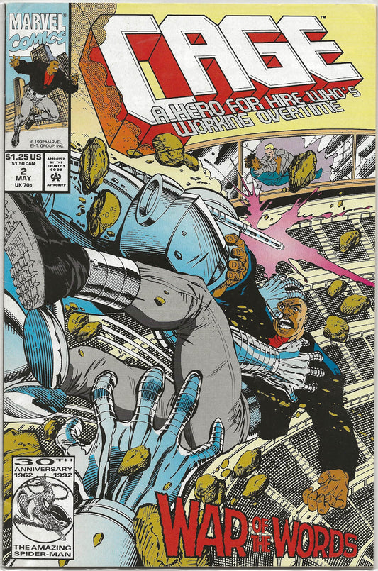 Cage, Vol 1, No. 2, Marvel Comics, May 1992