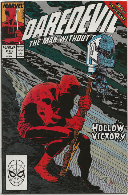 Daredevil, Vol 1, No. 276, Marvel Comics, January 1990